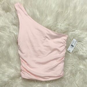 Est. PAC 1980 One Shoulder Ruched Top